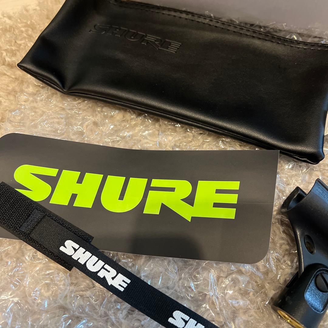 新品未使用 SHURE SM58 ダイナミックマイク 本体と付属品