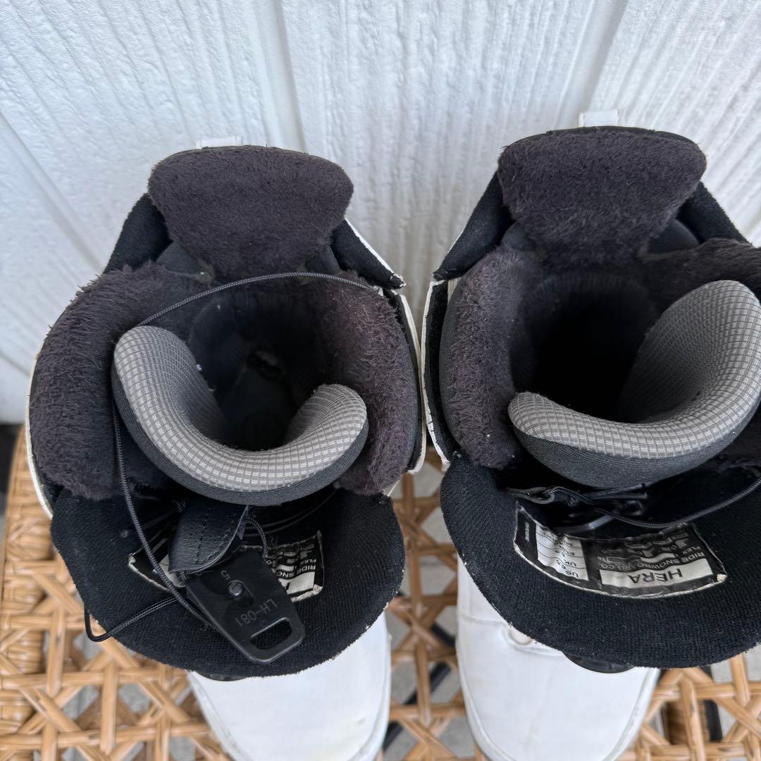 RIDE ホワイト スノーボードブーツ スノボ　ブーツ　BOA 白