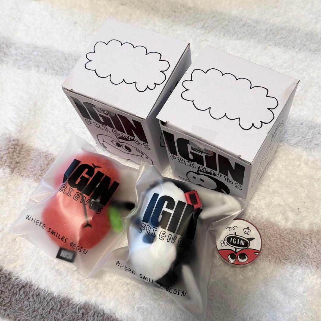 JIN / IGIN APPURI KEYRING + マスキングテープ&うちわ