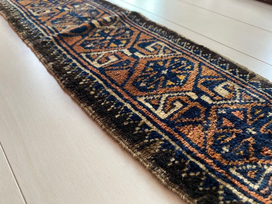 ヴィンテージラグ バルーチ ミニランナーラグ