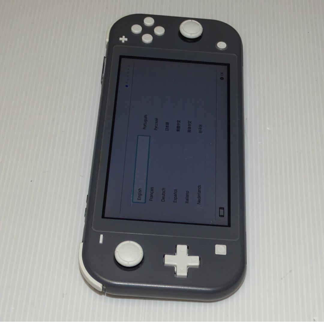 Nintendo Switch Lite グレー　不具合　ジャンク　QA6332