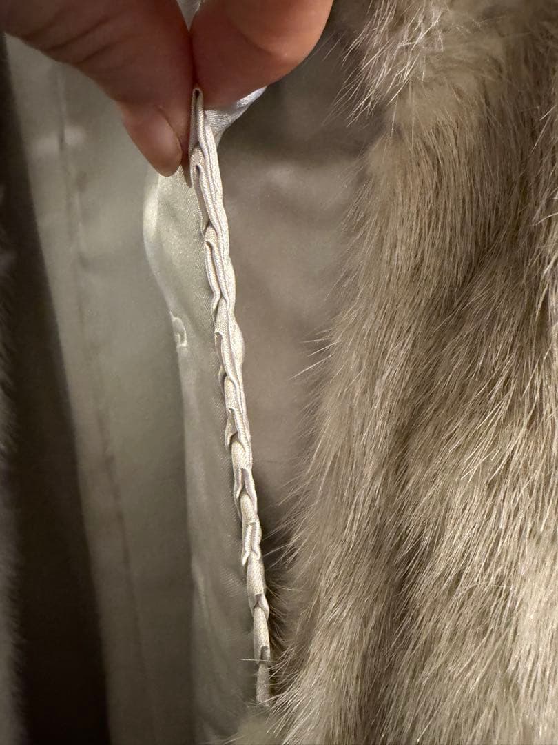 Nakamura Fur 毛皮コートベージュ　訳あり