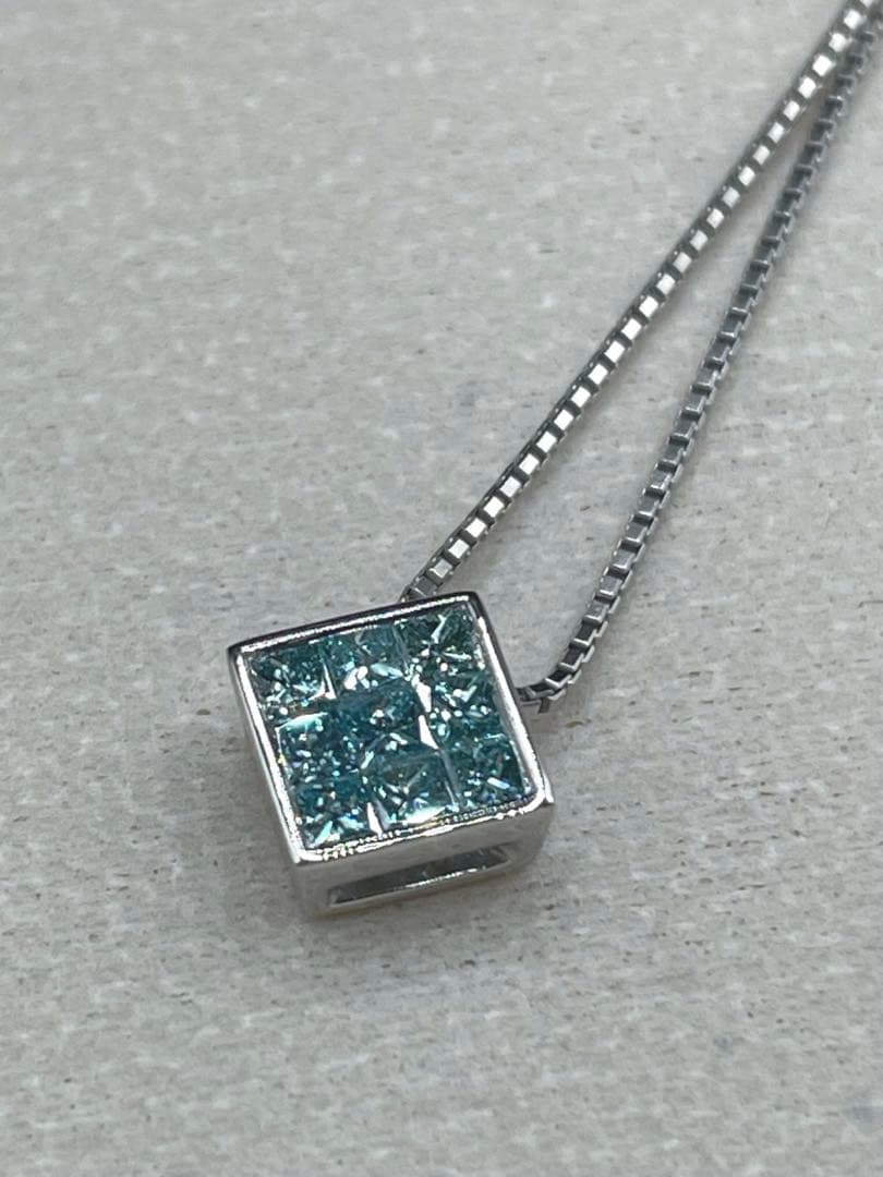 JA179★高級 ブルーダイヤモンド0.34ct pt950 ヘッド 鑑別付