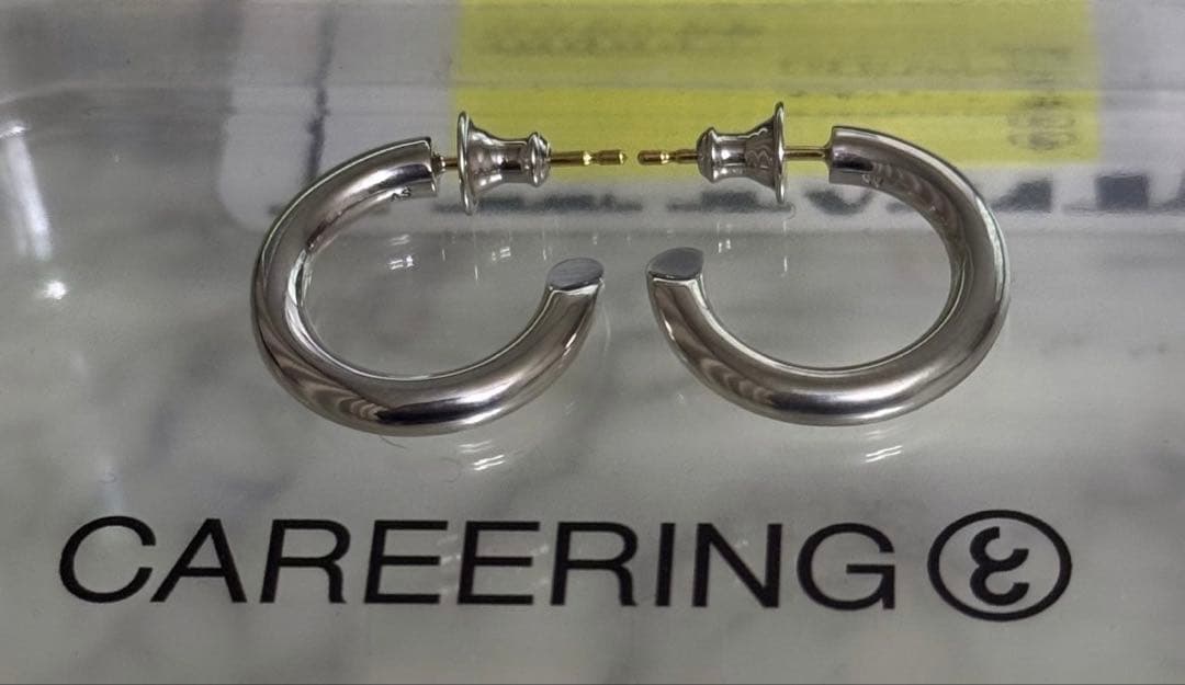 キャリアリング プラシーボ 501 美品 シルバー925 フープ ピアス
