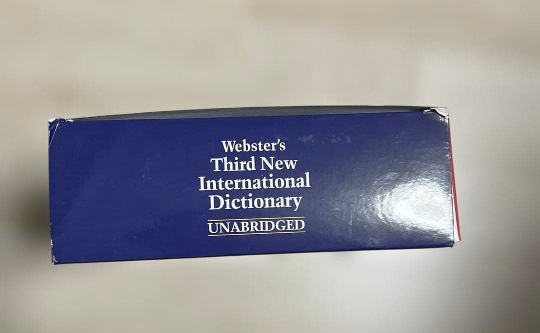 Webster’s Third International Dictionary