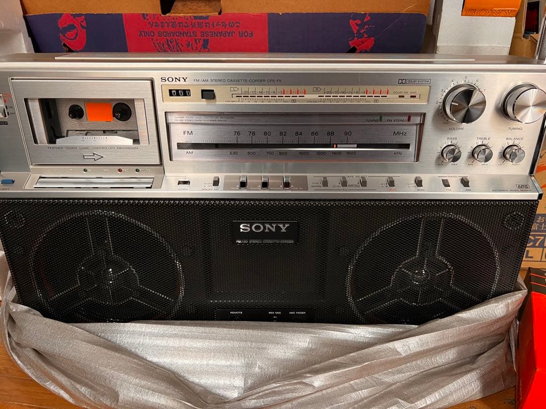 SONY CFS-F5 ステレオカセットレコーダー　未使用新品未開封