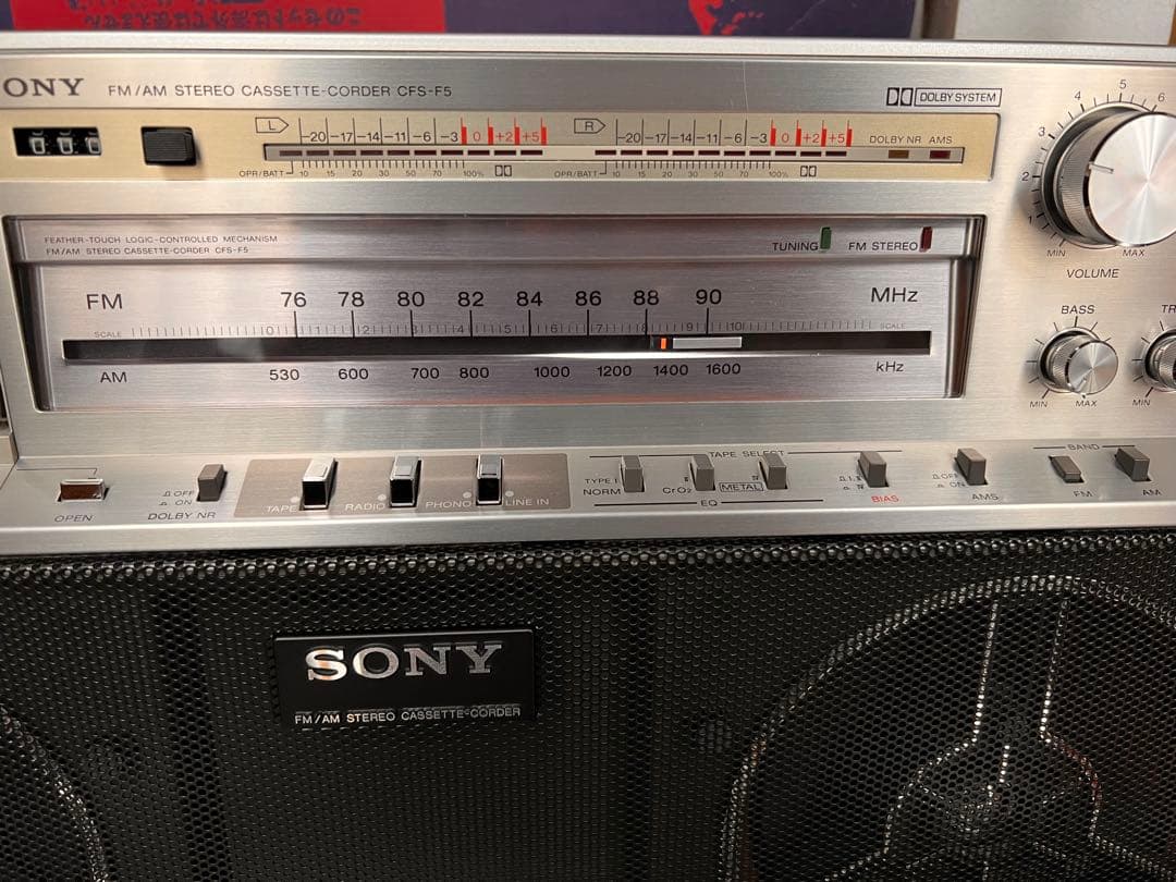 SONY CFS-F5 ステレオカセットレコーダー　未使用新品未開封