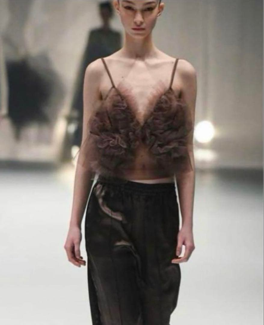 新品 chikakisada チカキサダ チュールキャミトップ ビスチェ