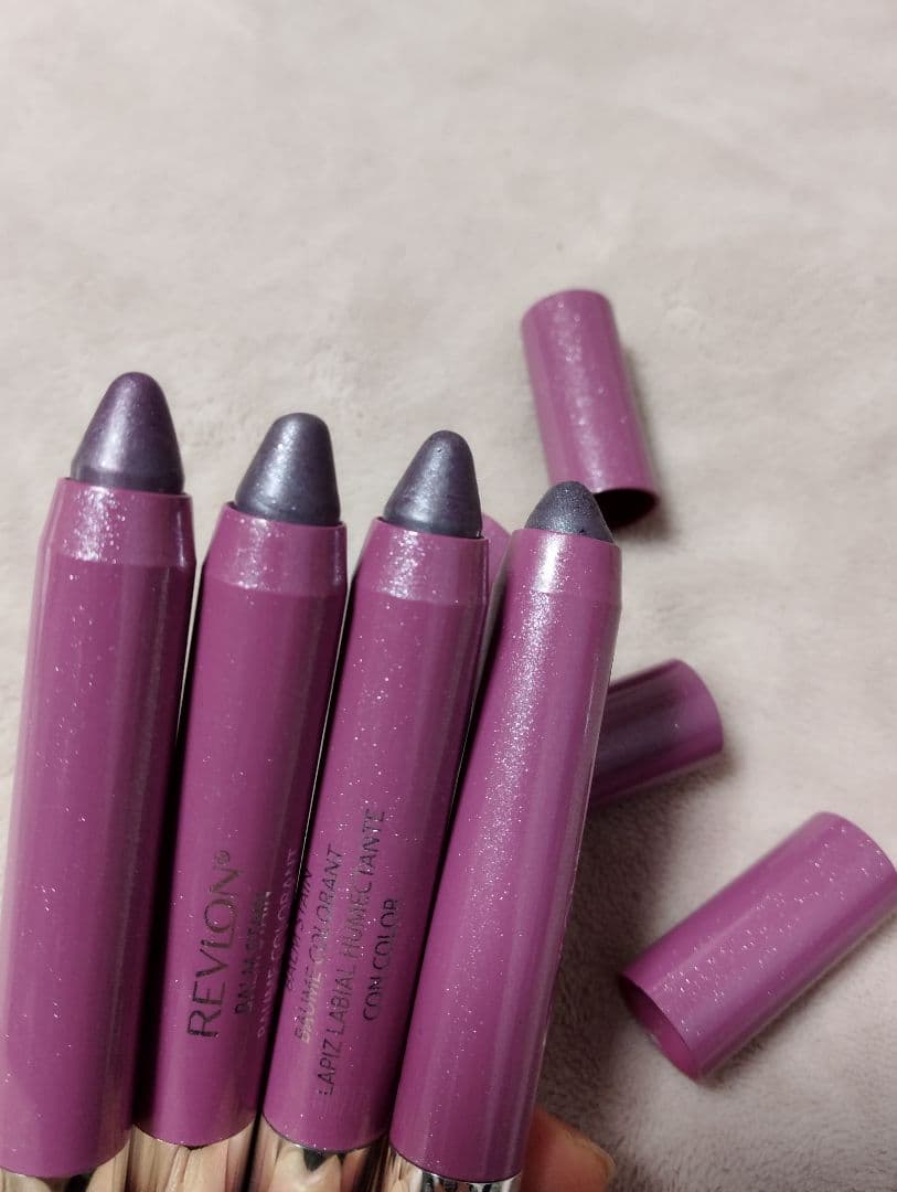 廃盤希少品 レブロン バームステイン #75 リップリップバーム 口紅 4点