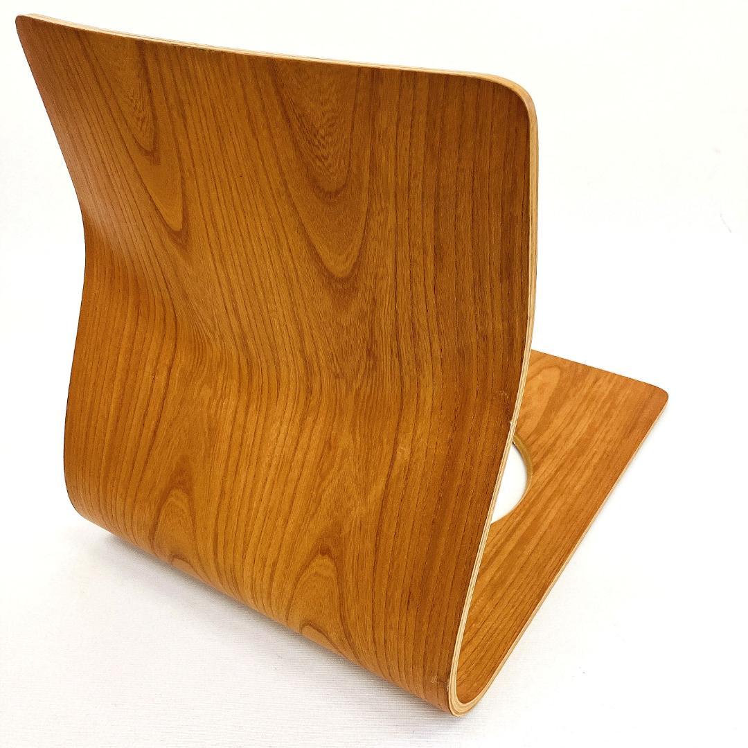 Tendo 天童木工 座椅子 2脚セット 藤森健次 曲げ木 ケヤキ板目 曲木②