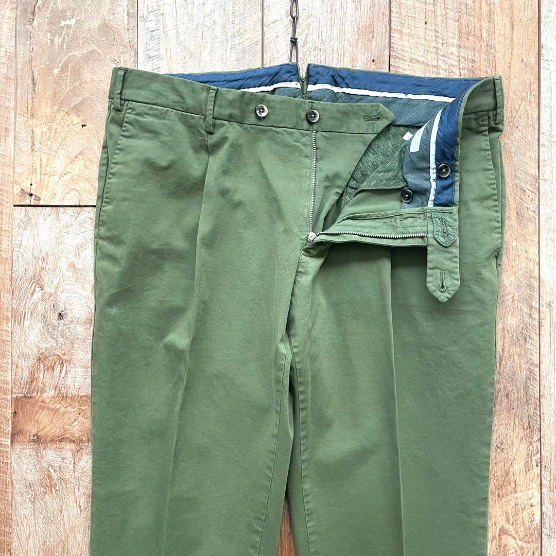 【美品】PT TORINO テーパード コットン スラックス パンツ 52