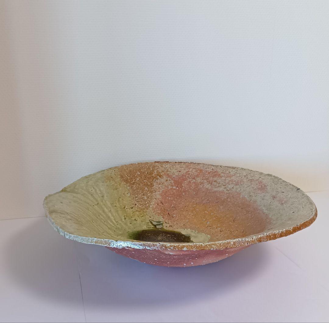 【価格値下げ】丸大皿 花生け お皿 杉本貞光 作