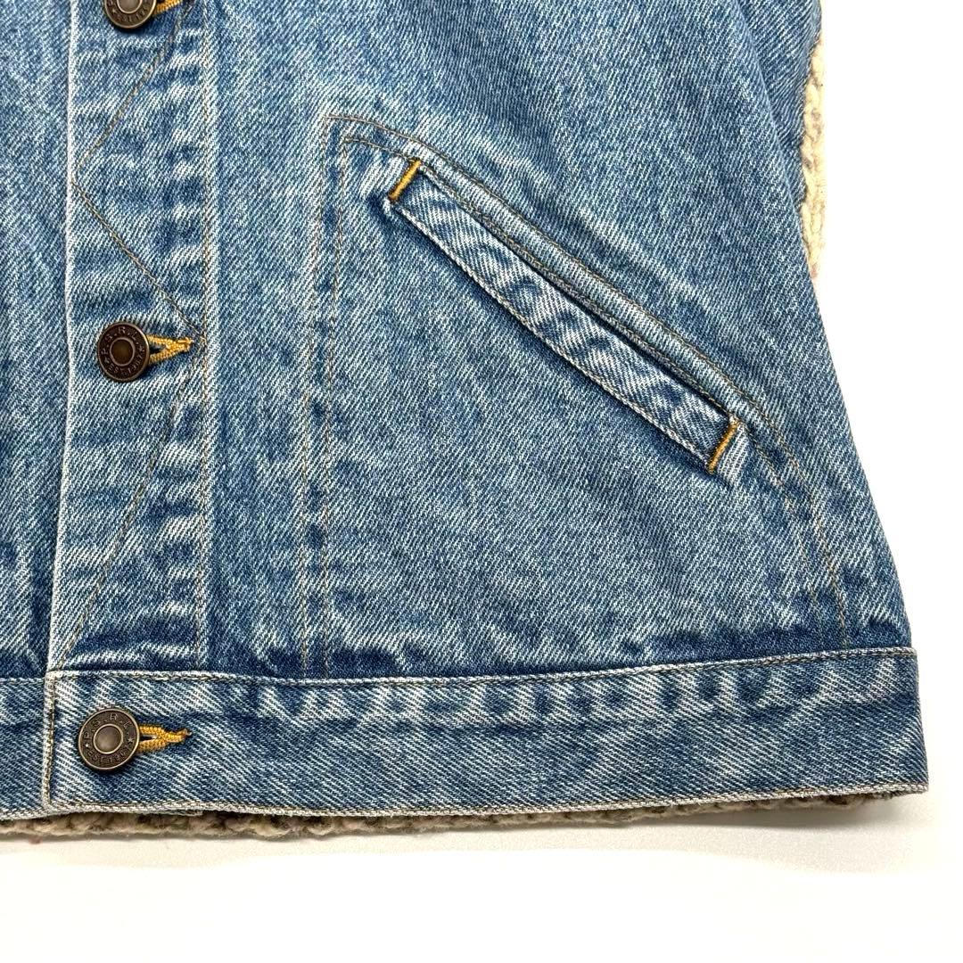 超美品 ラルフローレンスポーツ デニムニットコンビジャケット　カウチン切替　L