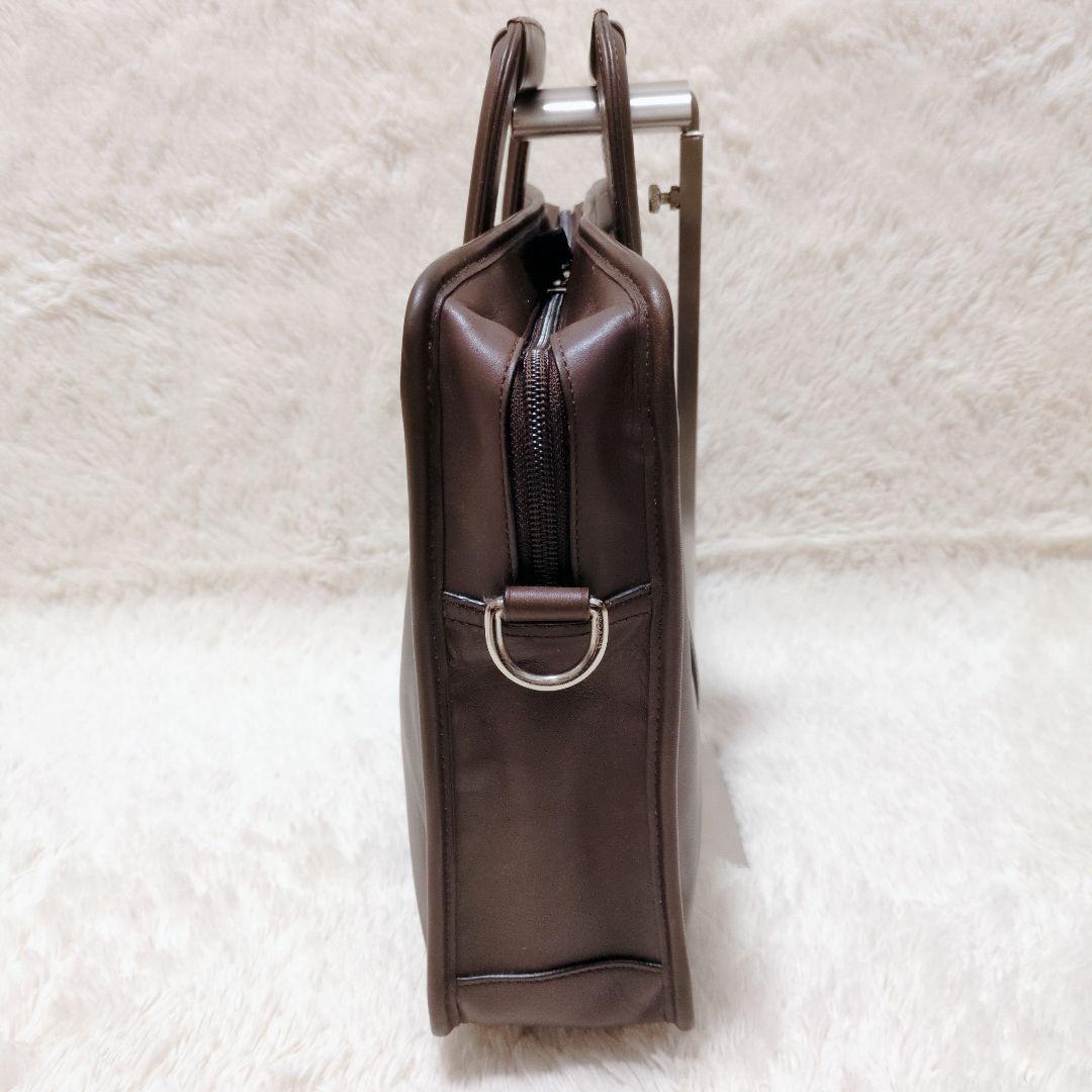 COACH コーチ ビジネスバック ブリーフケース レザー ブラウン 2WAY