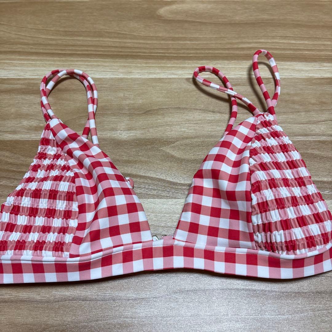 ALEXIA STAM 赤 ギンガムチェック 水着 Girls talk