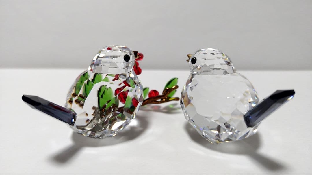 Swarovski Idyllia ラブバードとベリー