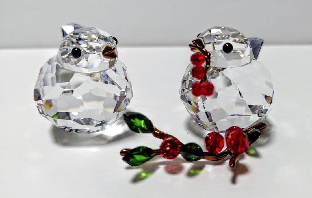 Swarovski Idyllia ラブバードとベリー