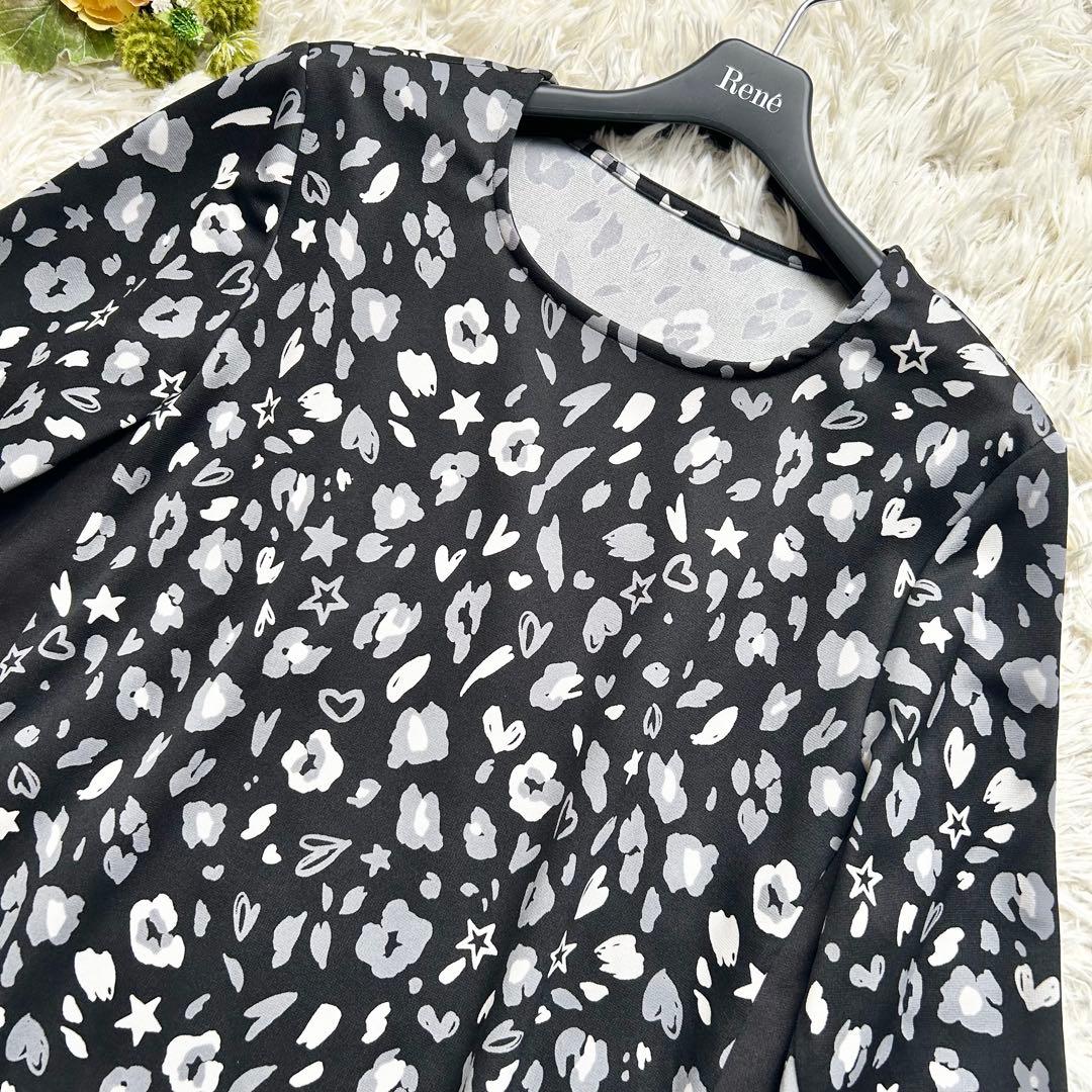 未使用級♡レリアン チュニック 花柄 星 ハート 13 大きいサイズ 近年モデル