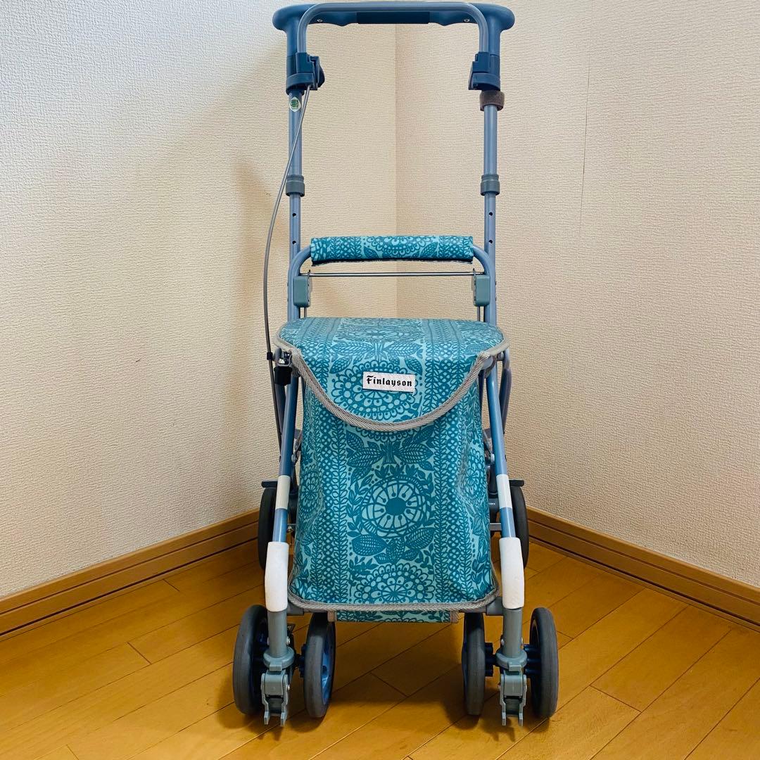 美品 良品 島製作所 フィンレイソン リズムRWC 手押し車 シルバーカー 中古