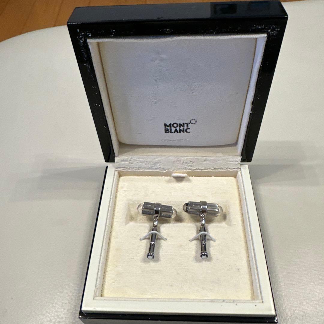 モンブラン、ダイヤ入りカフスボタン／カフスルングス