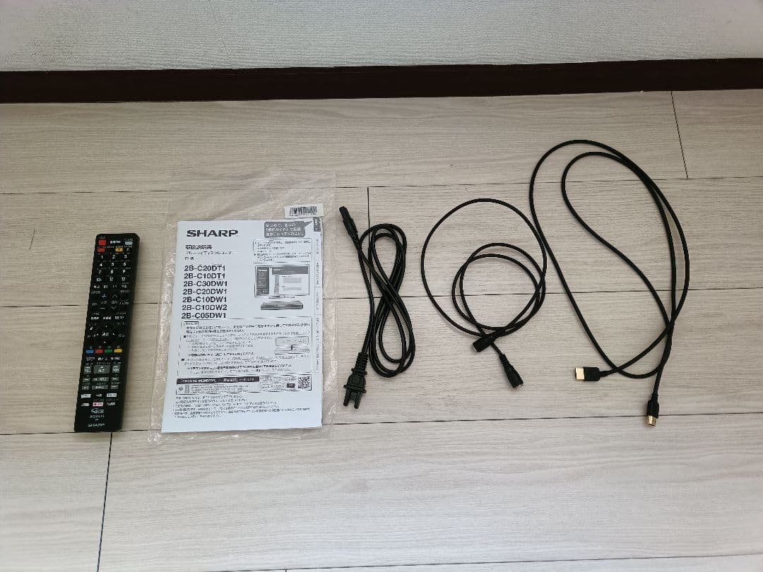 SHARP AQUOS ブルーレイディスクレコーダー（HDD内蔵）