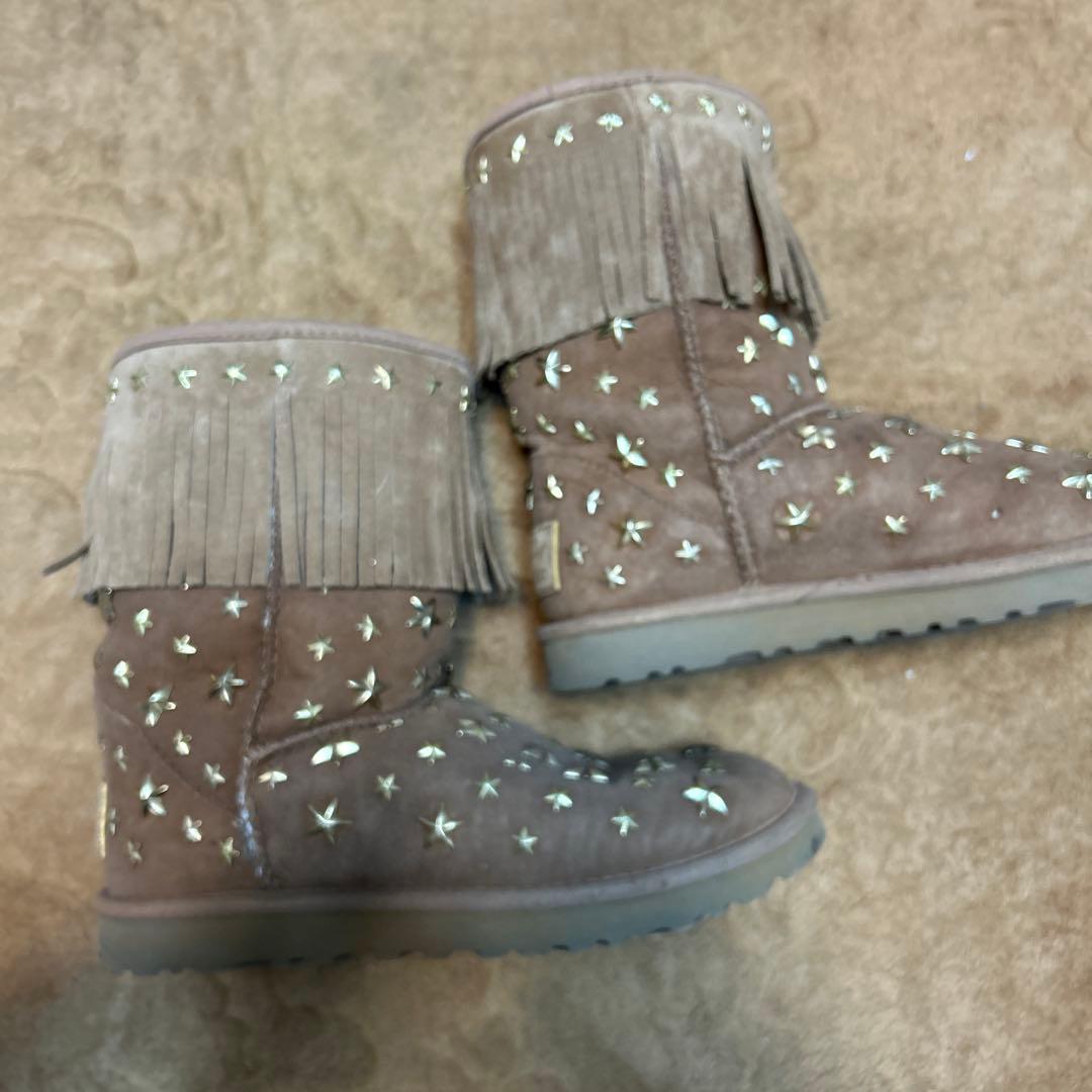 ジミーチュウ UGG JIMMY CHOO ムートンブーツ 24