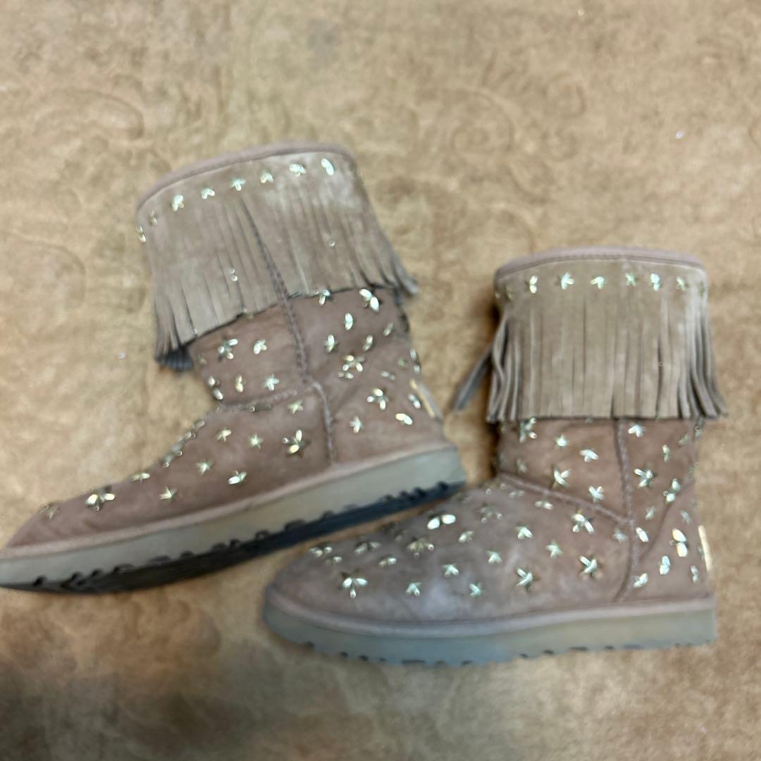 ジミーチュウ UGG JIMMY CHOO ムートンブーツ 24