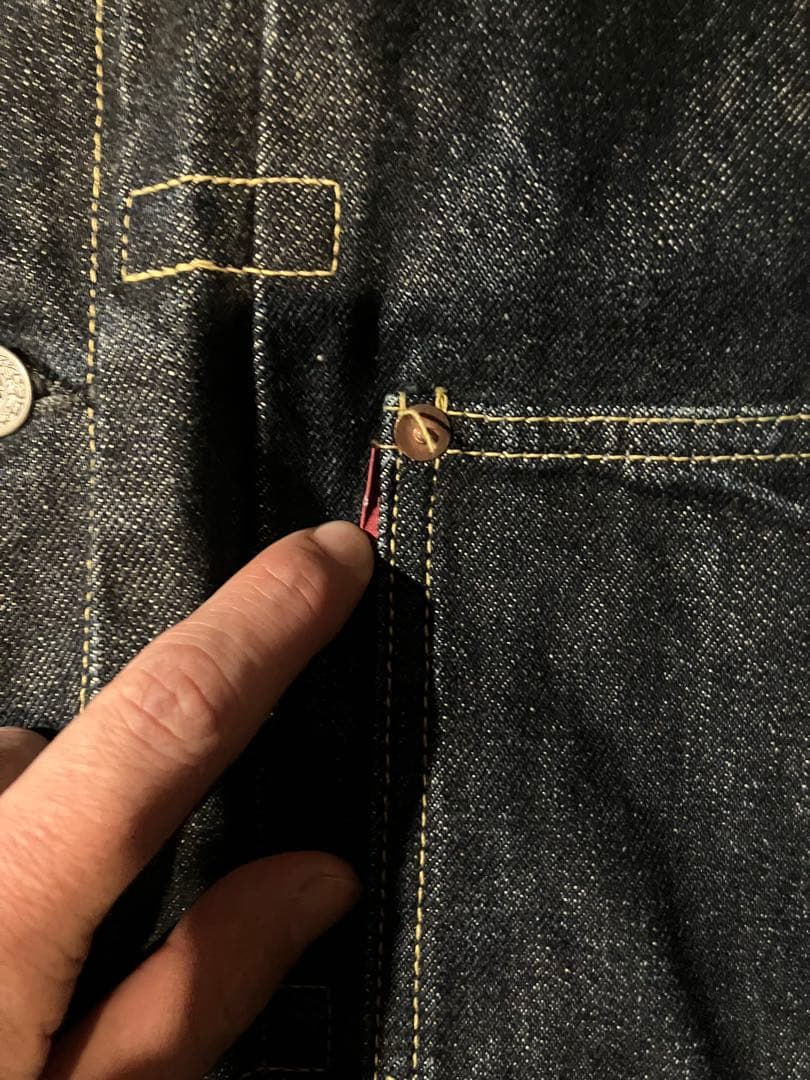 TCB Jeans 40's 大戦 デニム ジャケット Tバック 40