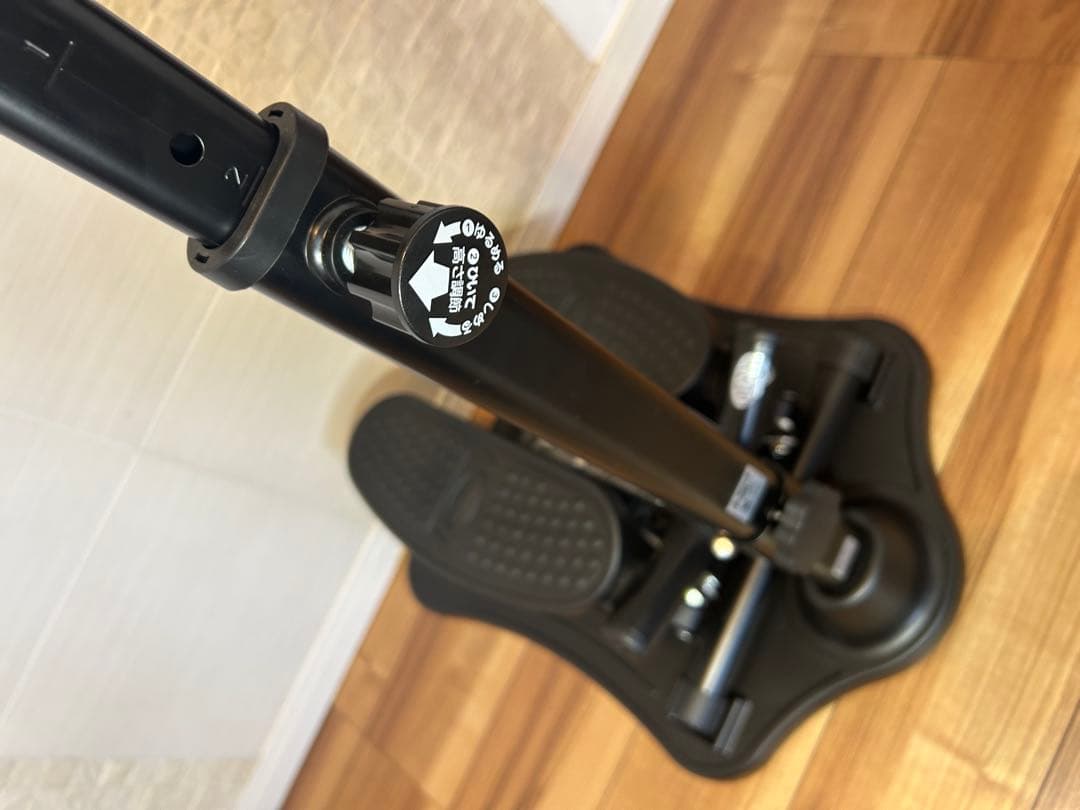 ナイスデイ NICEDAY ステッパー 専用ハンドル台付き 健康ステッパー　黒