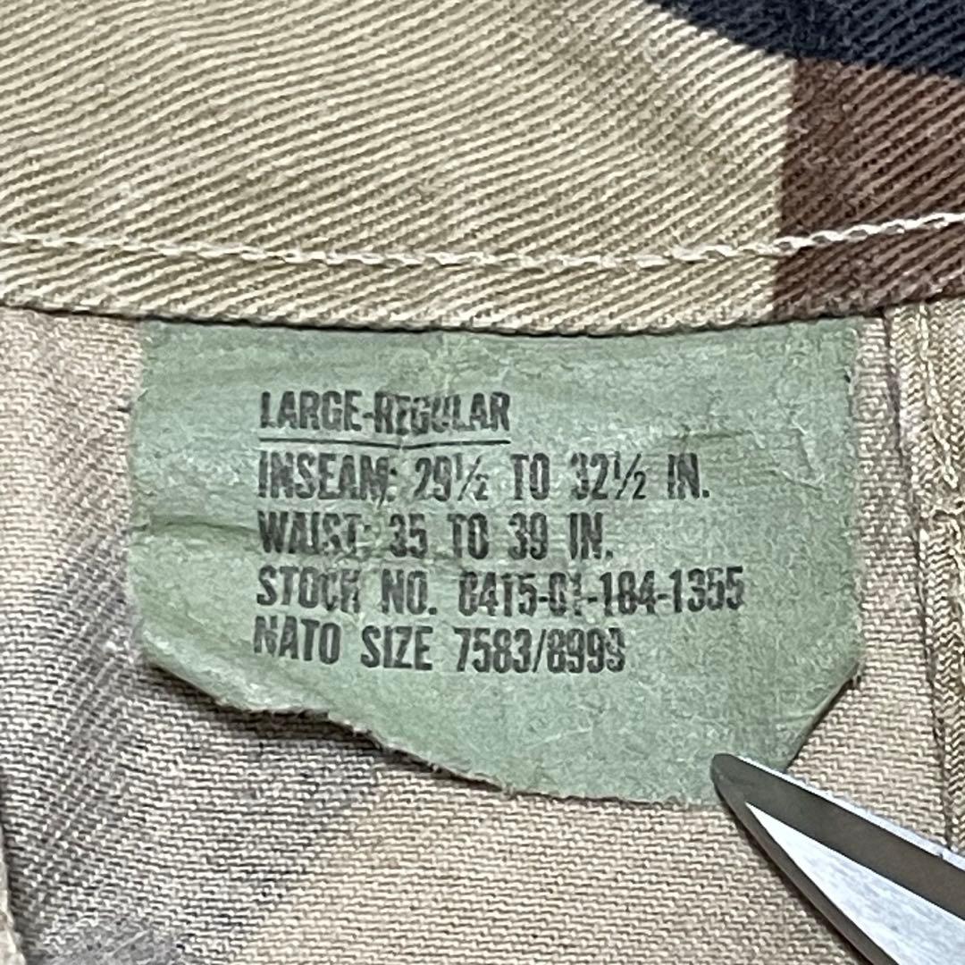 希少 80s ASAT USA製 トライバルカモ カーゴパンツ　オリジナル　Ｌ