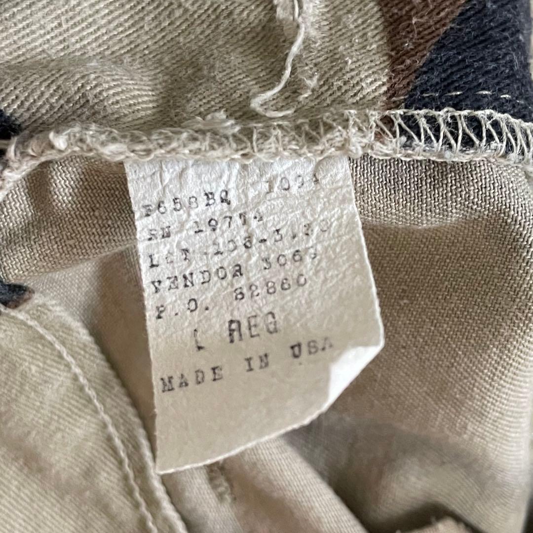 希少 80s ASAT USA製 トライバルカモ カーゴパンツ　オリジナル　Ｌ