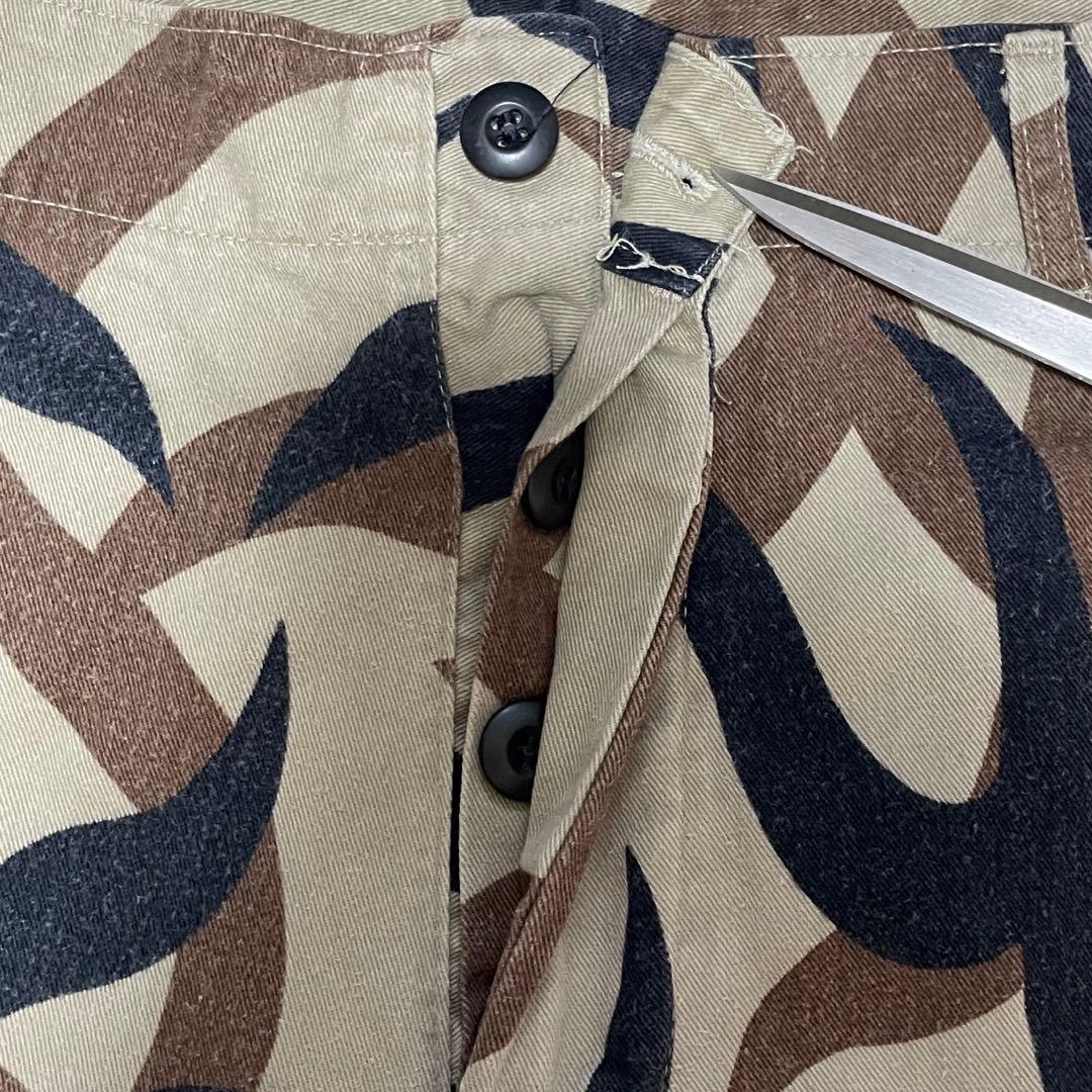 希少 80s ASAT USA製 トライバルカモ カーゴパンツ　オリジナル　Ｌ