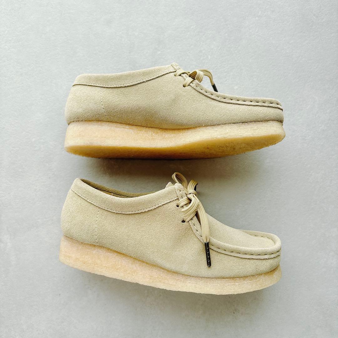 クラークス　ワラビー　メープル スエード 　23