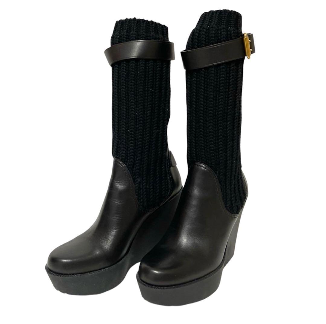 グッチ　GUCCI ニットブーツ