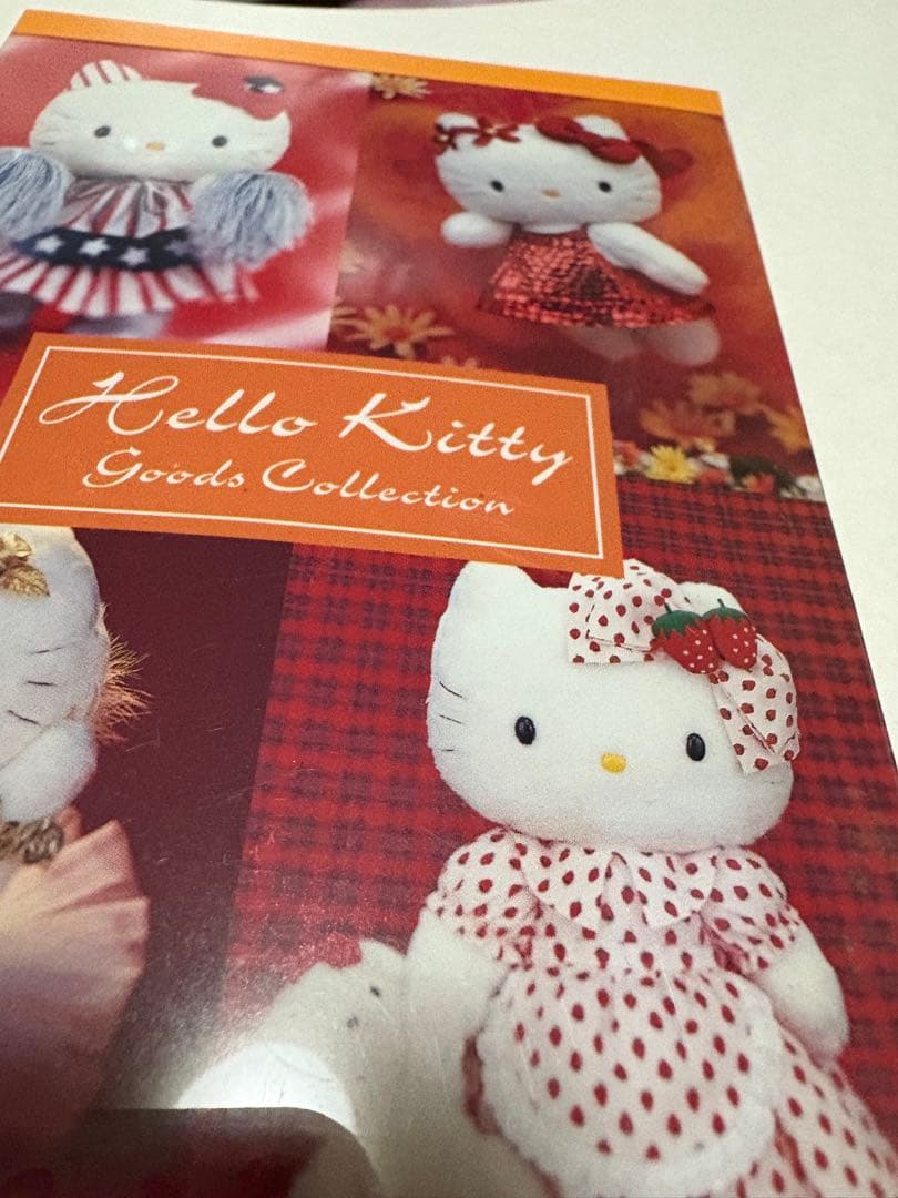 Hello Kitty Goods Collection メモ帳 人形 赤