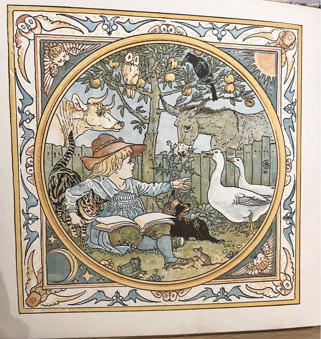 No.265レア 希少 アンティーク 古書 洋書 絵本 ウォルター・クレイン