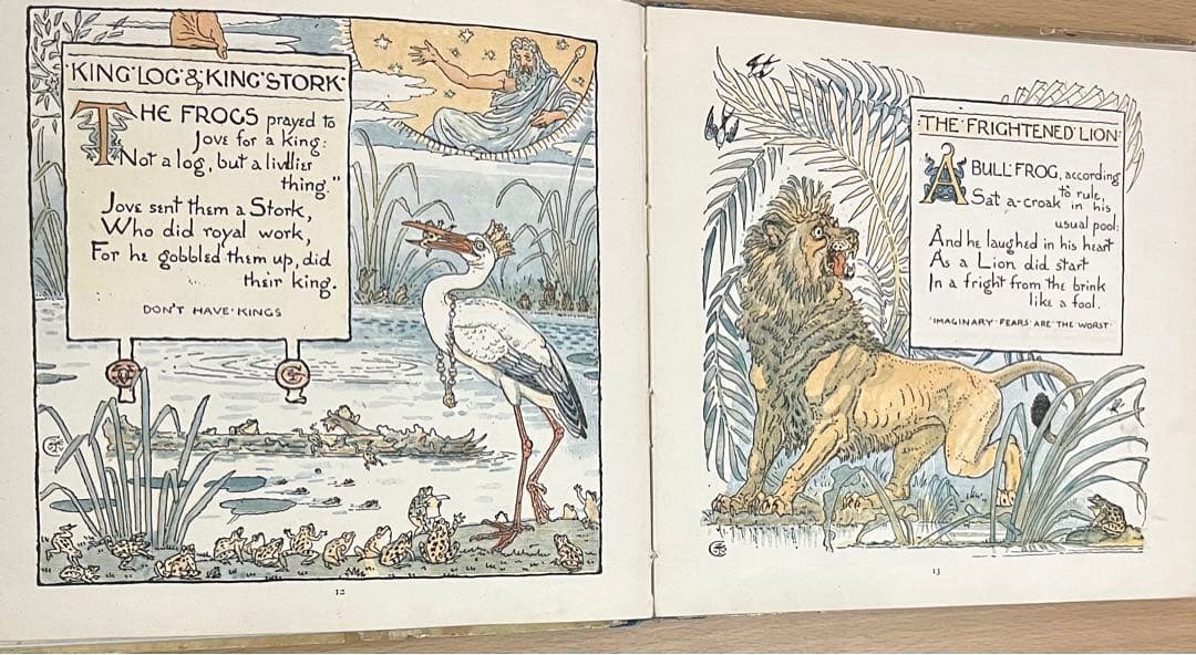 No.265レア 希少 アンティーク 古書 洋書 絵本 ウォルター・クレイン