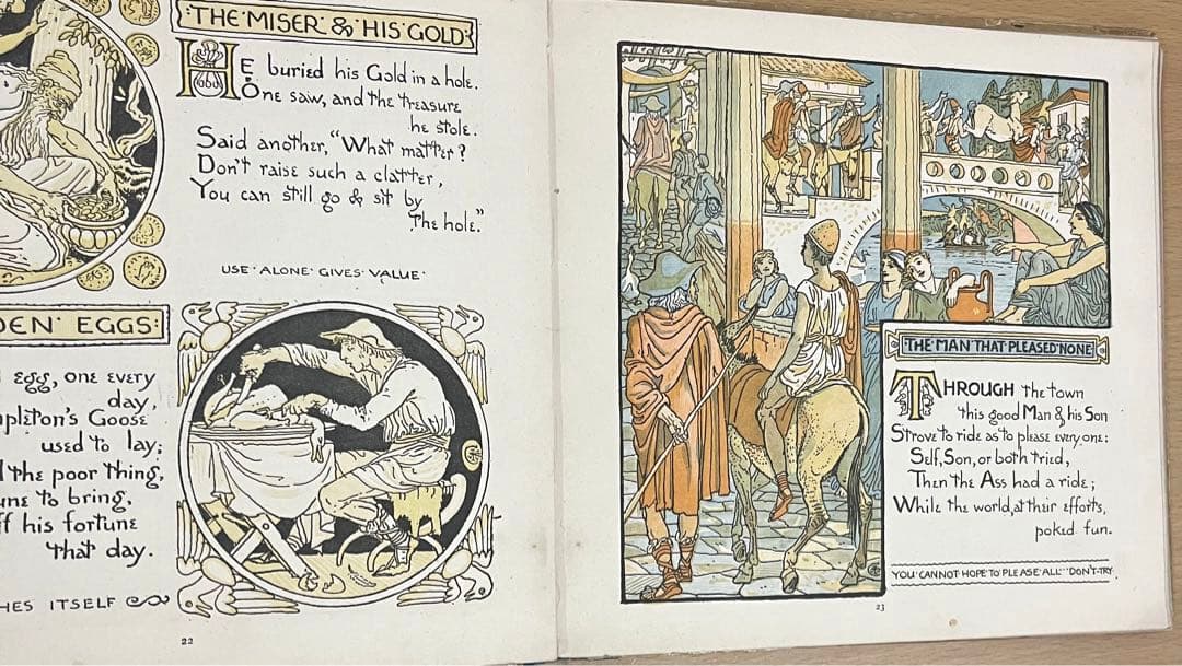 No.265レア 希少 アンティーク 古書 洋書 絵本 ウォルター・クレイン