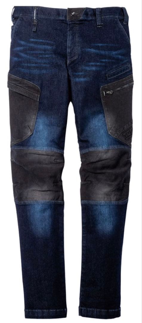 寅壱 8840 作業着 メンズ 上下 セット ストレッチ デニム 新品 3L