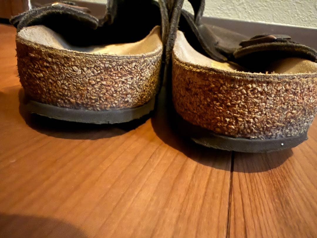 ビルケンシュトック ボストン ブラウン スエード サンダル 42