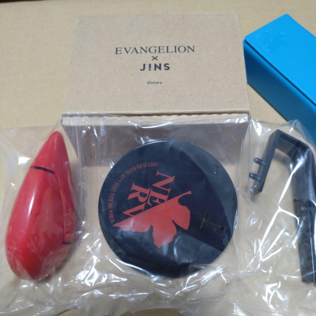 EVANGELION x JINS アスカモデル（黒） インターフェース型台座付