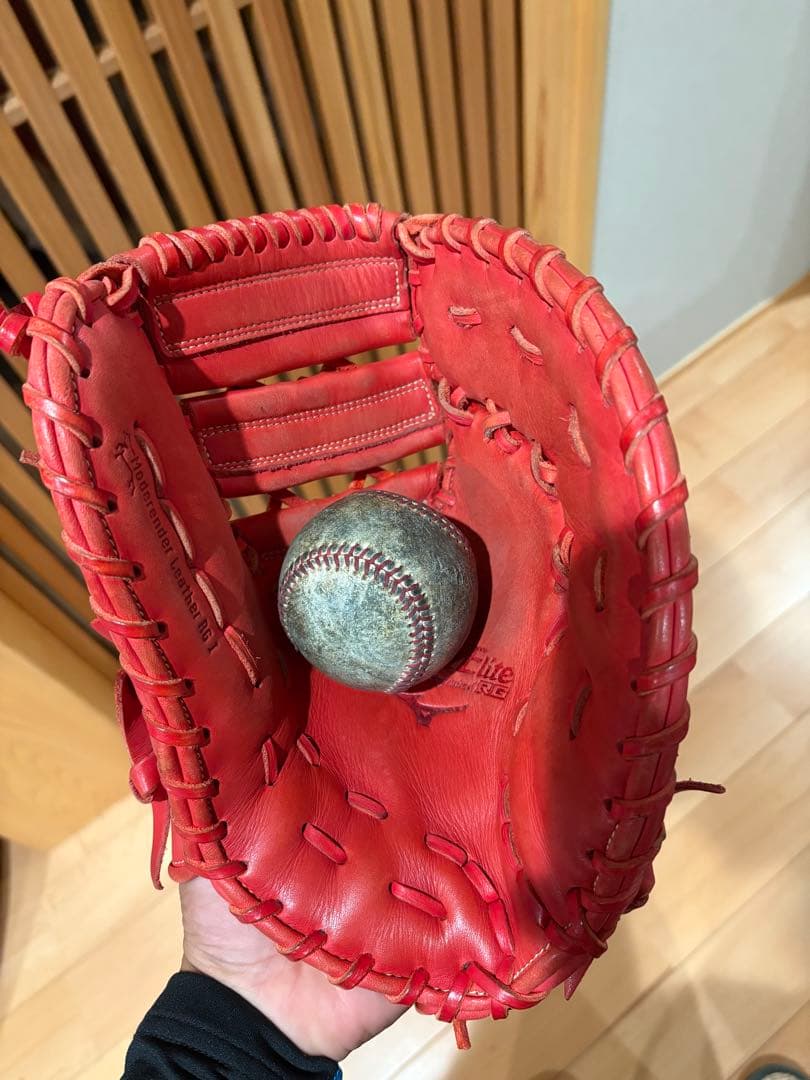 グローバルエリート　少年軟式用　ファーストミット