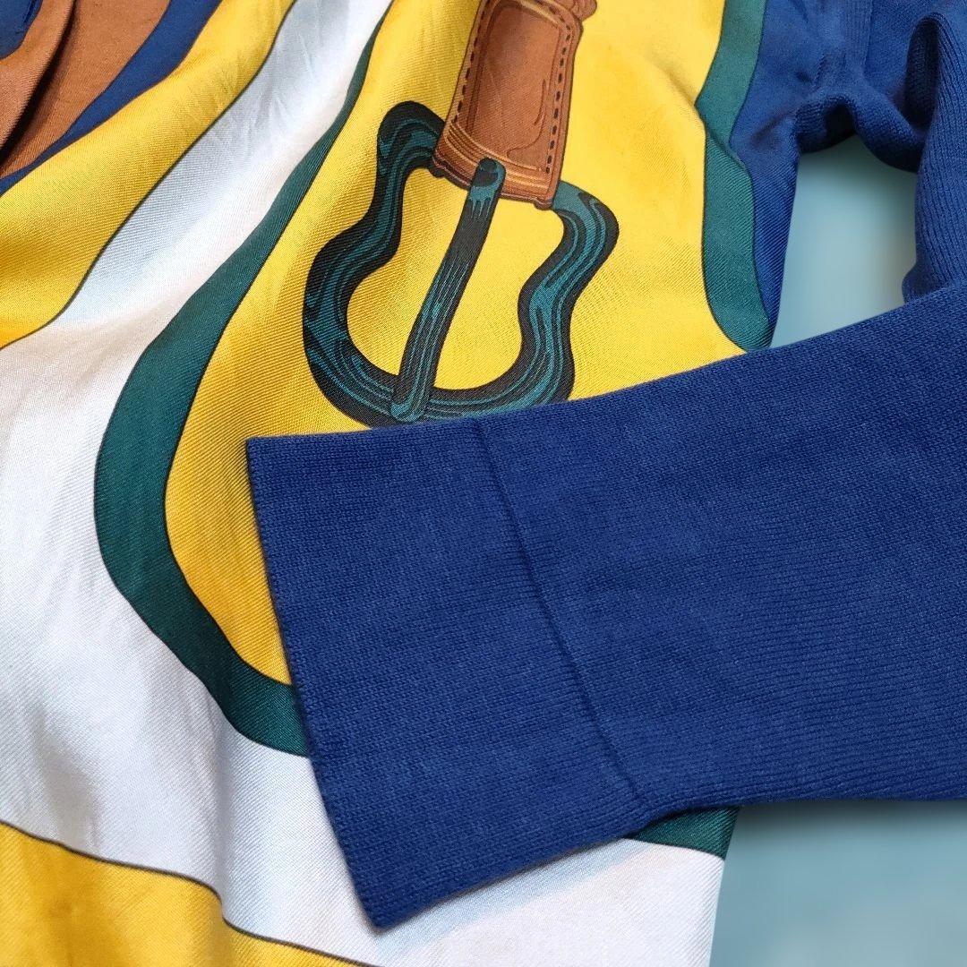 HERMES　エルメス　カーディガン　シルク　レディース