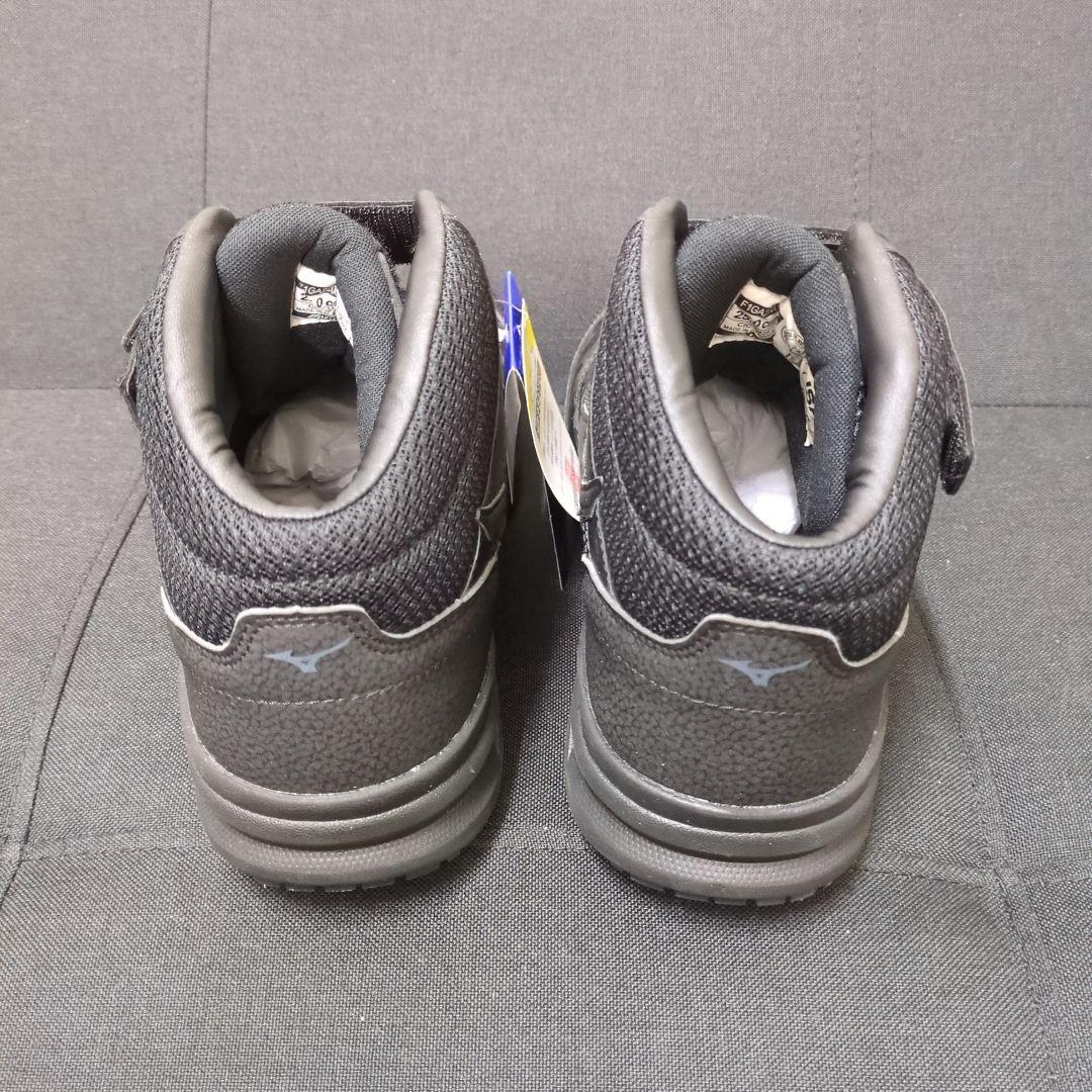 ミズノ ブラック迷彩 ハイカット安全靴