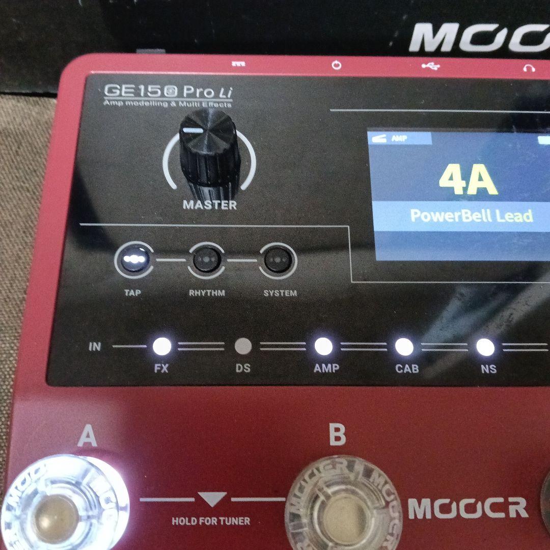 MOOER GE150 Pro Li アンプモデリング