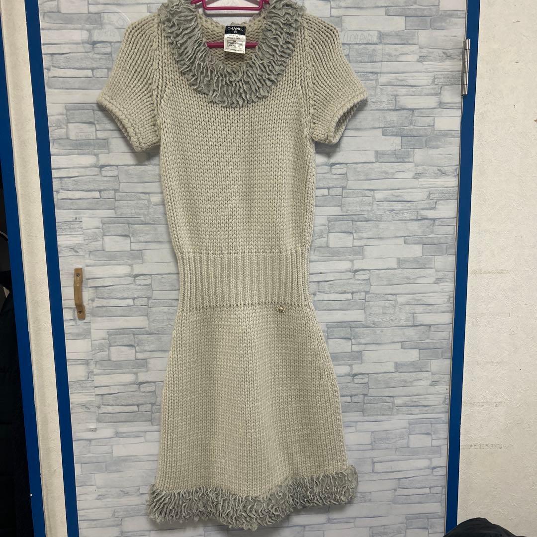 シャネルニットワンピース