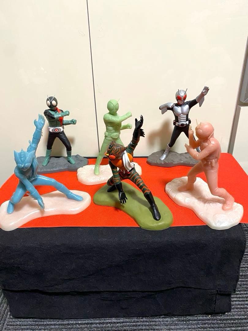 【希少】仮面ライダーコレクション　箱吉プレミアム倶楽部　フィギュア　6体セット