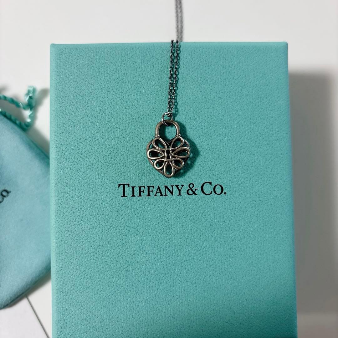 く*！様 TIFFANY ティファニー フィグリー ロック ハート ネックレス