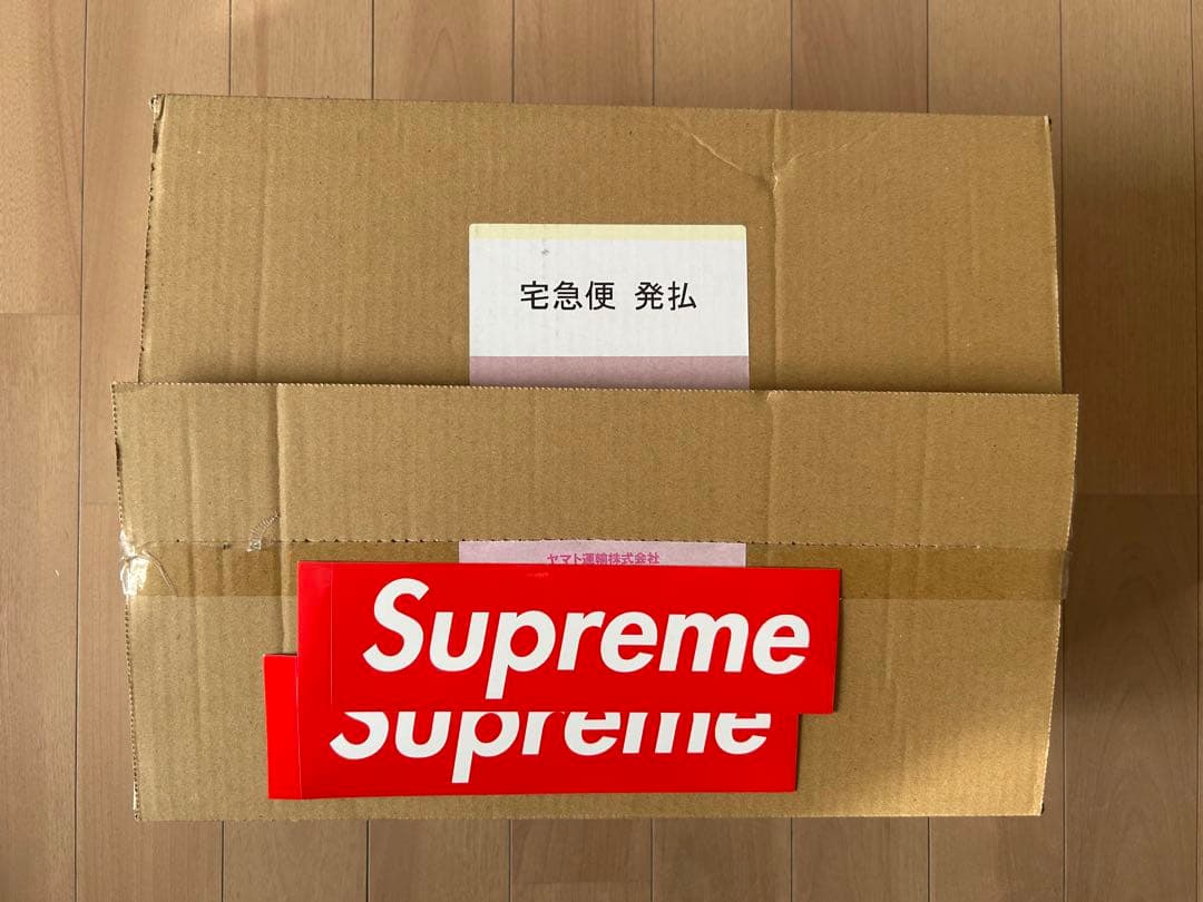 Supreme Nike Stripe Rugby Shirt 赤 RED L