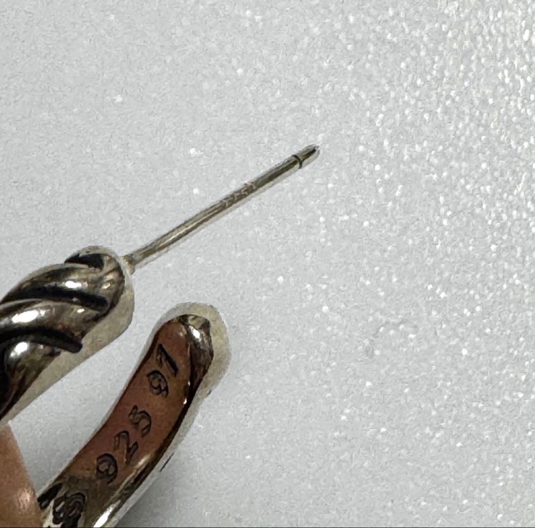 CHROME HEARTS クロムハーツ シルバー フープピアス 正規品